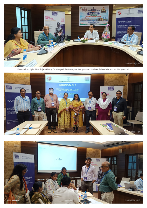 State-level multi-sectoral roundtable consultation on Strengthening Tobacco-Free Educational Institutions (ToFEI)